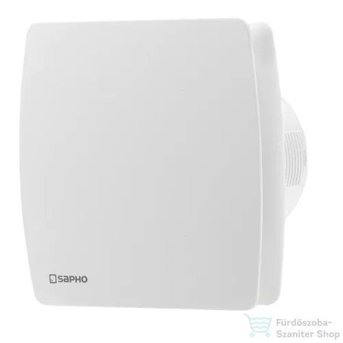 Sapho LEX axiális fürdőszobai ventillátor, 15W, cső átmérő 100mm, fehér LX101