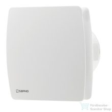   Sapho LEX axiális fürdőszobai ventillátor időzítővel, 15W, cső átmérő 100mm, fehér LX102