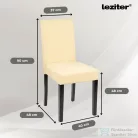 Leziter Leon 6+1 étkező garnitúra fehér-bézs LYET140F_LKE-BE_6