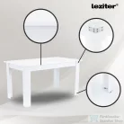 Leziter Leon 6+1 étkező garnitúra fehér-bézs LYET140F_LKE-BE_6