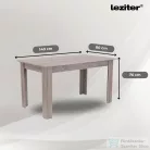 Leziter Leon 6+1 étkező garnitúra yorki tölgy-bézs LYET140YT_LKE-BE_6