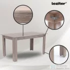 Leziter Leon 6+1 étkező garnitúra yorki tölgy-bézs LYET140YT_LKE-BE_6