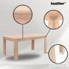 Leziter Leon 4+1 étkező garnitúra sonoma tölgy-szürke LYET160ST_LKE-GR_4