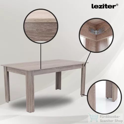 Leziter Lola 6+1 étkező garnitúra bézs-yorki tölgy LYET160YT_DA232ABE_6