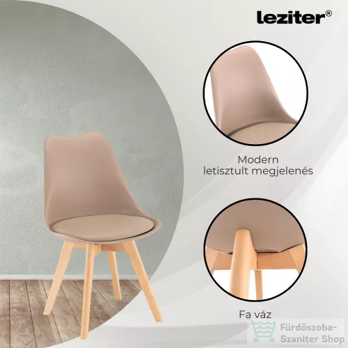 Leziter Lola 6+1 étkező garnitúra bézs-yorki tölgy LYET160YT_DA232ABE_6