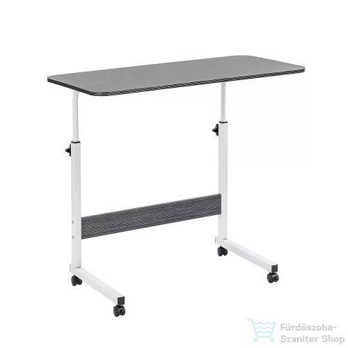 Leziter Állítható magasságú laptopasztal 80x40 cm fekete LYHL-030-BL