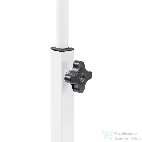 Leziter Állítható magasságú laptopasztal 80x40 cm fekete LYHL-030-BL