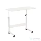 Leziter Állítható magasságú laptopasztal 80x40 cm fehér LYHL-030-WH