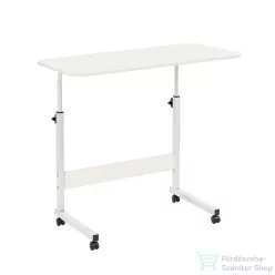   Leziter Állítható magasságú laptopasztal 80x40 cm fehér LYHL-030-WH