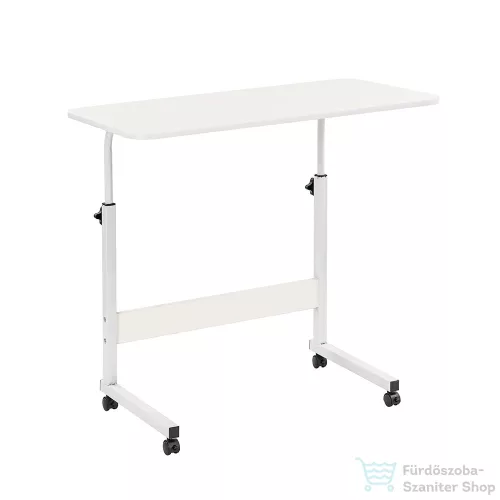 Leziter Állítható magasságú laptopasztal 80x40 cm fehér LYHL-030-WH