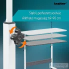 Leziter Állítható magasságú laptopasztal 80x40 cm fehér LYHL-030-WH