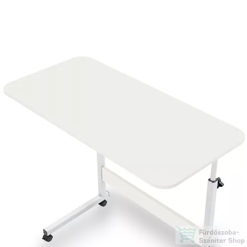 Leziter Állítható magasságú laptopasztal 80x40 cm fehér LYHL-030-WH