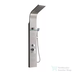  Leziter Alegro Silver hidromasszázs zuhanypanel, rozsdamentes acél LZP-930
