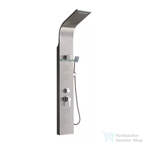 Leziter Alegro Silver hidromasszázs zuhanypanel, rozsdamentes acél LZP-930