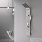 Leziter Alegro Silver hidromasszázs zuhanypanel, rozsdamentes acél LZP-930