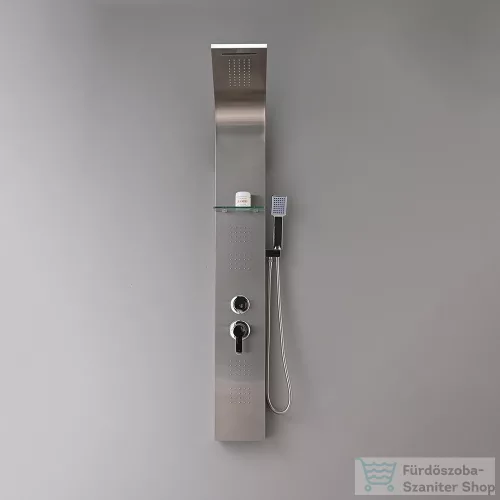 Leziter Alegro Silver hidromasszázs zuhanypanel, rozsdamentes acél LZP-930