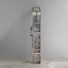 Leziter Alegro Silver hidromasszázs zuhanypanel, rozsdamentes acél LZP-930