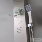 Leziter Alegro Silver hidromasszázs zuhanypanel, rozsdamentes acél LZP-930