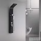 Leziter Alegro Black hidromasszázs zuhanypanel, rozsdamentes acél LZP-940