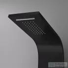 Leziter Alegro Black hidromasszázs zuhanypanel, rozsdamentes acél LZP-940