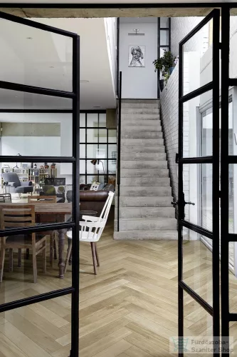 Marazzi Treverkfusion Neutral 10x70 cm-es padlólap M005