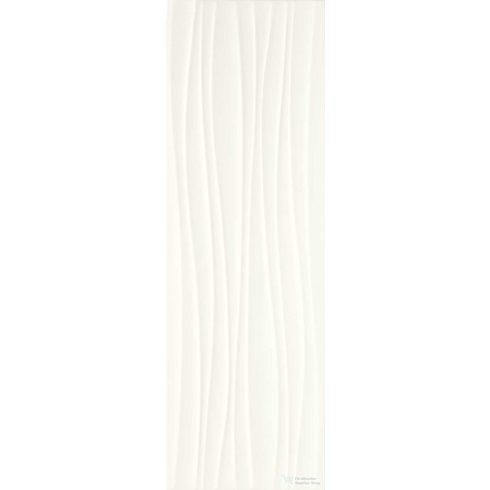 Marazzi Absolute White Strutture Twist Satinato 25x76 cm-es fali csempe M020