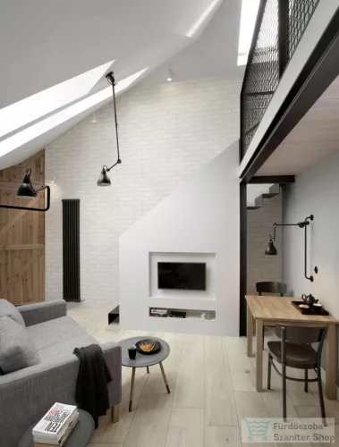 Marazzi Bricco Bianco 7x28cm-es padlólap M035