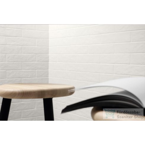 Marazzi Bricco Bianco 7x28cm-es padlólap M035