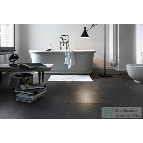 Marazzi Mystone Lavagna Nero Rett.75x75 cm-es padlólap M03W