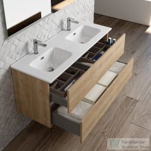   Coycama Dorian 120 cm-es Onix New mosdó és 2 fiókos alsószekrény kombináció,natural oak M0591120802312D