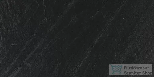 Marazzi Mystone Lavagna Nero Str.Rett.30x60 cm-es strukturált padlólap M05D