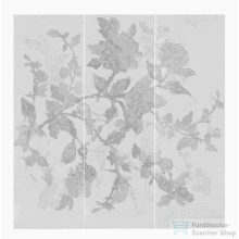   Marazzi Stone_Art Decoro Bloom Steel 120x120 cm-es fali dekorcsempe M08T