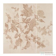   Marazzi Stone_Art Decoro Bloom Ivory 120x120 cm-es fali dekorcsempe M08U