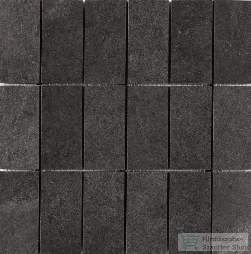 Marazzi Mystone Ardesia Antracite Decoro Mosaico 3D 30x30 cm-es fali csempe M0AM