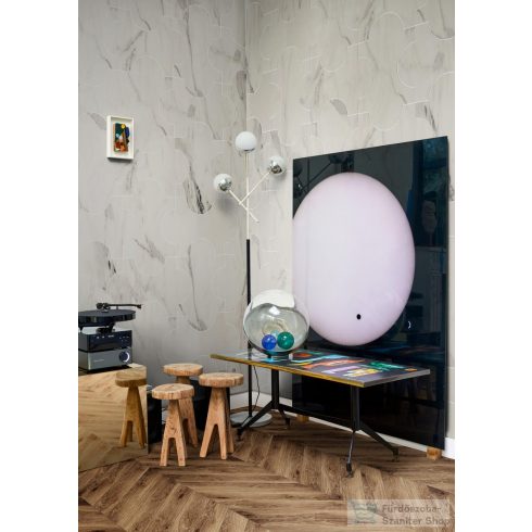 Marazzi Treverkmust Brown Chevron 73,2x11,8 cm-es padlólap M0CD