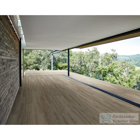 Marazzi Treverkview Tortora Grip Rett. 20x120 cm-es padlólap M0HF