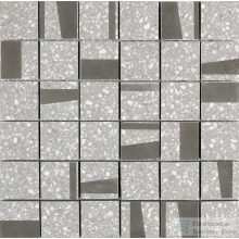 Marazzi Pinch Light Grey Mosaico 30x30 cm-es padlólap M0KZ