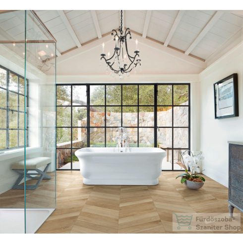 Marazzi Treverksoul Neutral Chevron 11x54 cm-es padlólap M0ML