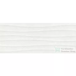  Marazzi Stream White Struttura Wind 3D 20x50 fali csempe M0T9