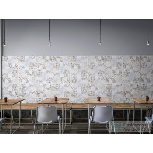 Marazzi Appeal White Decoro Tale 20x50 cm-es fali csempe M0Y7