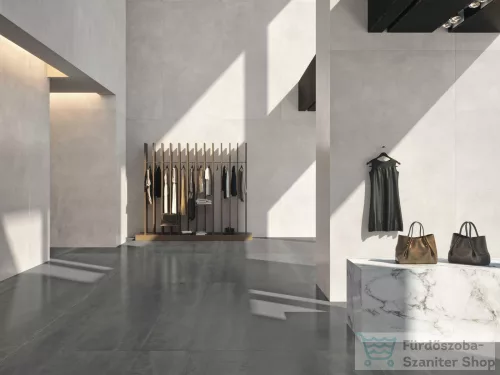 Marazzi Grande Concrete Look White Rettificato 160x320 cm-es padlólap M0Z3