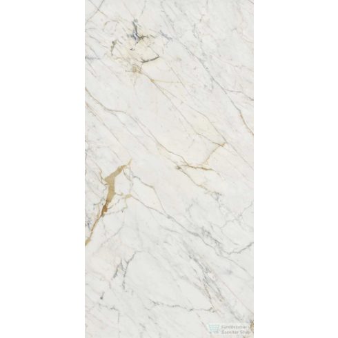 Marazzi Grande  Marble Look Elegant Golden White Satin Rettificato 160x320 cm-es padlólap M0ZY