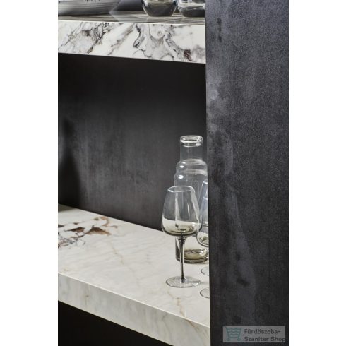 Marazzi Grande Metal Look Iron Dark Metal Rett.160x320 cm-es padlólap M11C