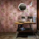 Marazzi Outfit Ivory Decoro Jaquard 25x76 cm-es fali csempe M12L