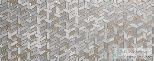 Marazzi Appeal White Decoro Sign 20x50 cm-es fali dekorcsempe M14S