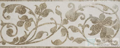 Marazzi Stream Decoro Reverse Ivory 20x50 cm-es fali dekorcsempe M15P
