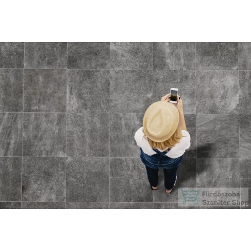 Marazzi Rocking Anthracite Struktúrált 60x60 járólap és fali csempe M16T