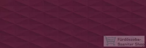 Marazzi Eclettica Purple Struttura Diamond 3D 40x120 cm-es fali csempe M1A8