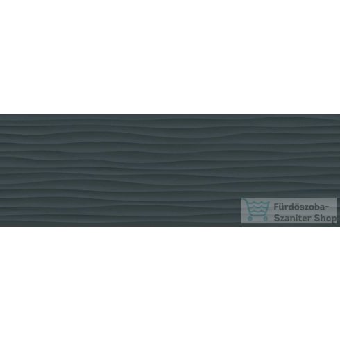 Marazzi Eclettica Anthracite Struttura Wave 3D 40x120 cm-es fali csempe M1AG