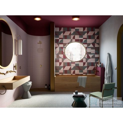 Marazzi Eclettica Decoro Carioca Cream 40x120 fali csempe M1AN